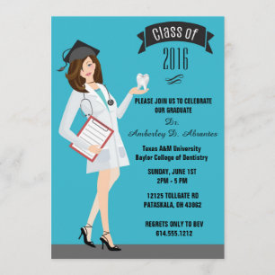 Invitation d'obtention du diplôme d'école dentaire