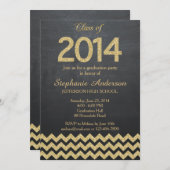 Invitation d'obtention du diplôme/invitation (Devant / Derrière)