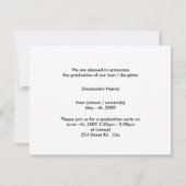 Invitation d'obtention du diplôme je l'ai faite ! (Dos)