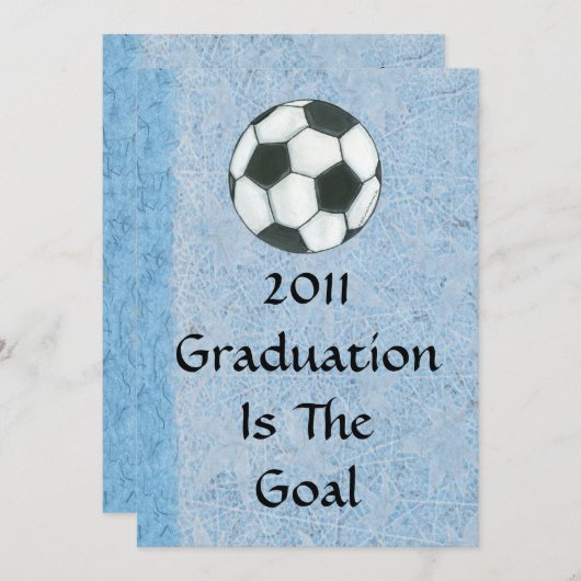 Invitation d'obtention du diplôme - thème du (Devant / Derrière)