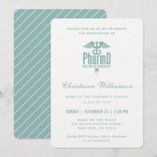 Invitation Docteur en pharmacie PharmD Pharmacy Graduation