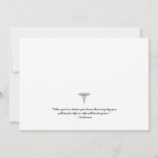 Invitation Docteur en thérapie physique (Dos)