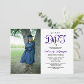 Invitation Docteur en thérapie physique (Debout devant)