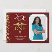 Invitation Doctor of Nursing Practice Graduation Announcement (Devant)