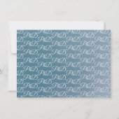 Invitation Doctorat Bleu Graduation Party (Dos)