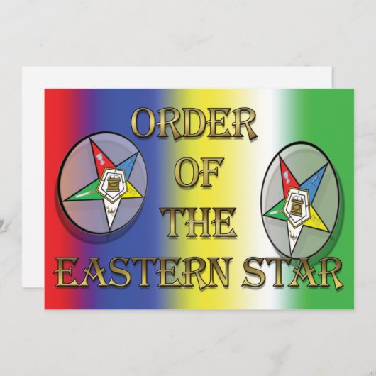 Invitation d'OES (Devant / Derrière)