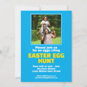 Invitation Dog Laying on Easter Eggs (Dos)