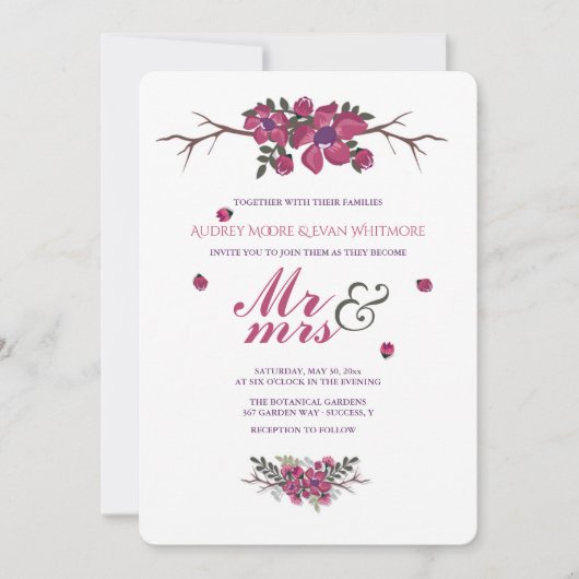 Invitation Dogwood (Devant)