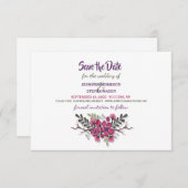 Invitation Dogwood Enregistrer la date de publication (Devant / Derrière)