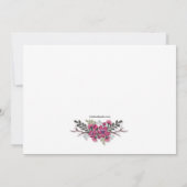 Invitation Dogwood Enregistrer la date de publication (Dos)