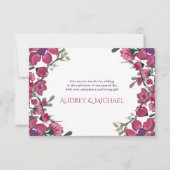 Invitation Dogwood Merci note (Devant)