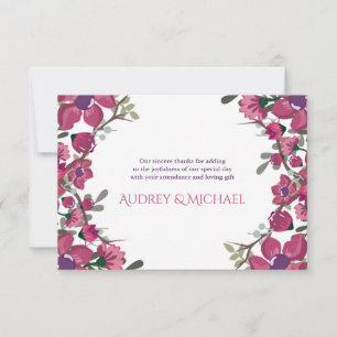 Invitation Dogwood Merci note