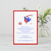 Invitation d'oiseaux et d'arbres (Debout devant)