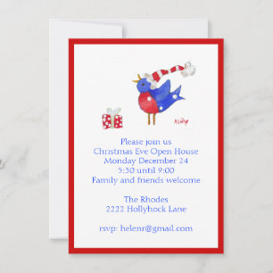 Invitation d'oiseaux et d'arbres