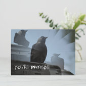 Invitation d'oiseaux Jackdaw (Debout devant)