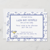 Invitation Dolce Vita Limoncello mariage italien (Devant)
