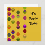 Invitation d'olives de cocktail (Devant / Derrière)