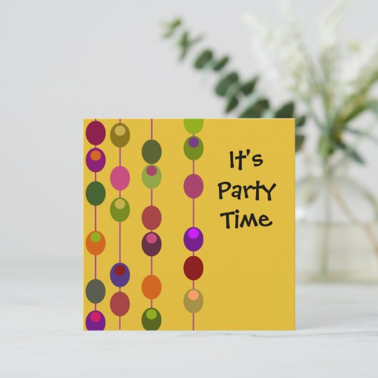 Invitation d'olives de cocktail (Debout devant)