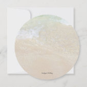 Invitation Dollars de sable Couples Partie d'engagement de do (Dos)