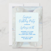 Invitation Dollars de Sable Fête d'Anniversaire (Devant)