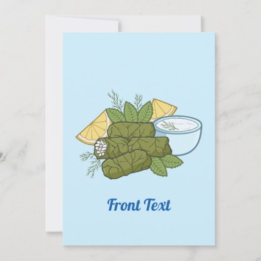 Invitation Dolmadakia (Devant)