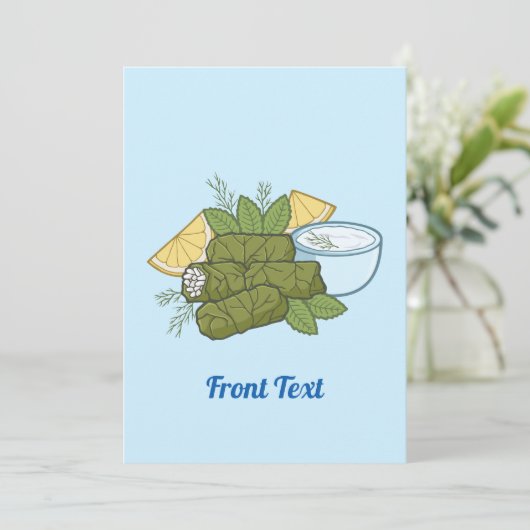 Invitation Dolmadakia (Debout devant)