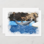 Invitation Dolphin Tricks (Devant / Derrière)