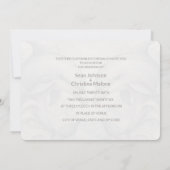 Invitation Dolphins Whimsy moderne Mariage couleur neutre (Dos)
