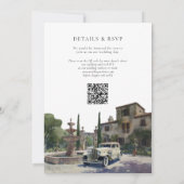 Invitation Domaine de Vieille Fortune QR Code Mariage (Dos)
