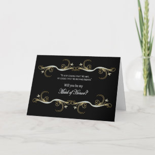 Invitation Domestique de demande d'honneur - meilleur ami