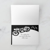 Invitation Domestique faite sur commande de moto blanche (Intérieur)
