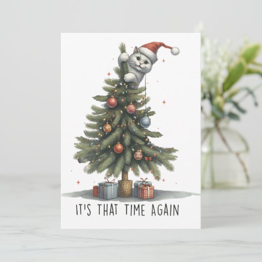 Invitation Don de Noël C'est cette fois de plus (Debout devant)