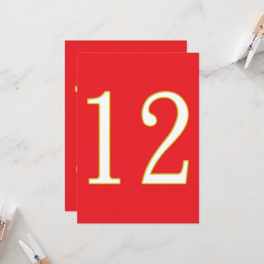 Invitation don drôle pour tous les fans joueur ont numéro 12 (Devant/Arrière en situation)