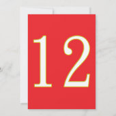 Invitation don drôle pour tous les fans joueur ont numéro 12 (Dos)