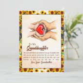 Invitation Don Grandgirl| Amour Grand-mère Groupe familial (Debout devant)