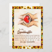 Invitation Don Grandgirl| Amour Grand-mère Groupe familial (Devant / Derrière)