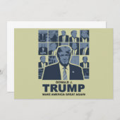 INVITATION DONALD TRUMP (Devant / Derrière)