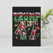 Invitation Donald Trump 47e président 2024 Noël Père Noël (Debout devant)