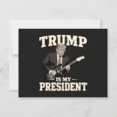 Invitation Donald Trump est mon président (Devant)