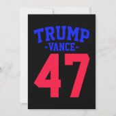 Invitation Donald Trump Vance 2024 (Devant)