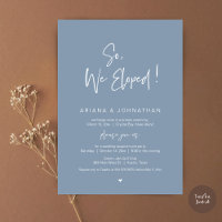 Donc, Nous Avons Été, Le Dîner Moderne Mariage Elo