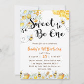 Invitation Donc, Sweet To Be One 1st Birthday (Devant)