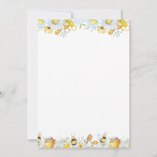 Invitation Donc, Sweet To Be One 1st Birthday (Dos)