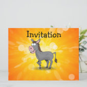 Invitation Donkey (Debout devant)