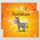 Invitation Donkey (Devant / Derrière)