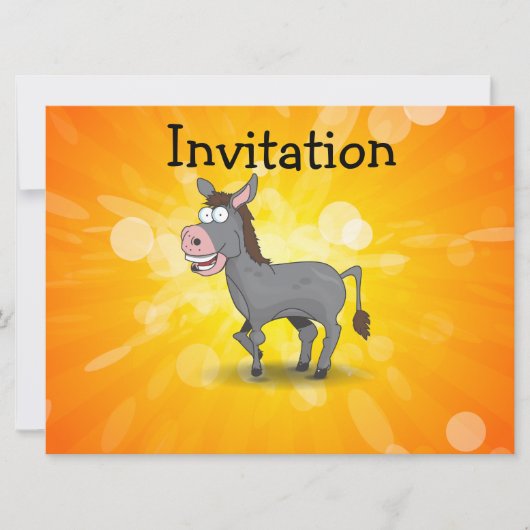Invitation Donkey (Devant)