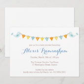 Invitation donnante un petit coup de baby shower (Devant / Derrière)