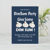 Invitation Donnez une fête de dim sum (Debout devant)