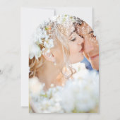 Invitation Donnez votre photo Confetti Typographie moderne (Dos)