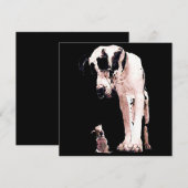 Invitation Dons de chien | Famille Amateurs de Grande Danse (Devant / Derrière)